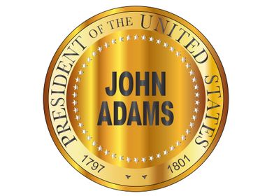 John Adams Gold Stamp