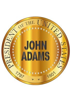 John Adams Gold Stamp