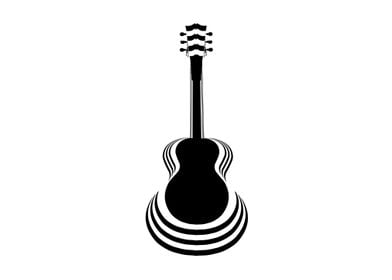 Acoustic Guitar Cutout