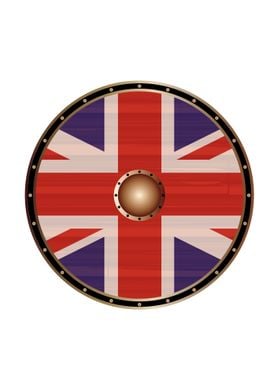 Union Jack Flag Shield