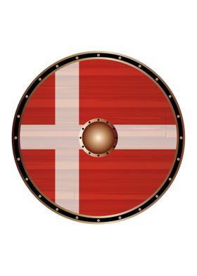 Dane Flag Viking Shield