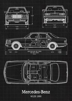 MercedesBenz W126 1990