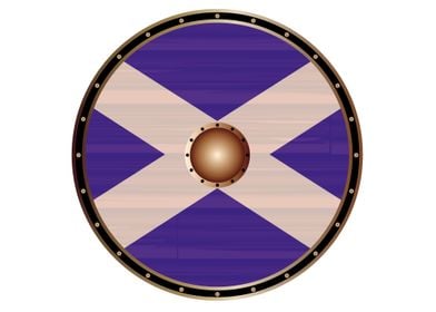 Scotland Flag Viking Shield