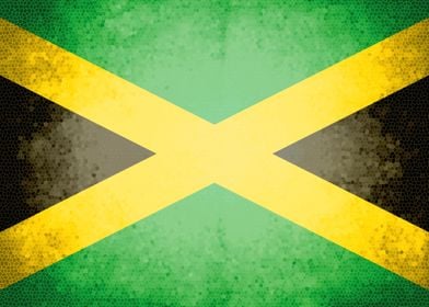 Jamaica vintage flag