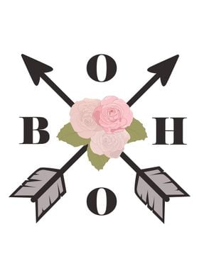boho floral arrows