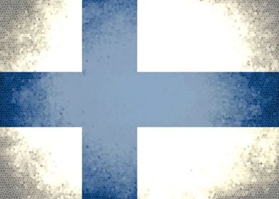 Finland vintage flag