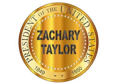 Zachary Taylor Gold Stamp 