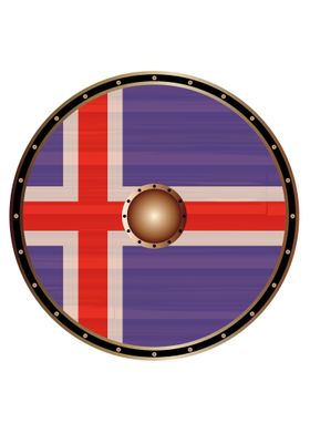 Icelandic Flag Viking Shie