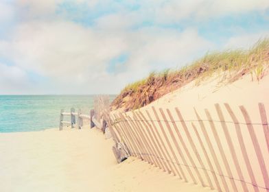 Sand Fence to the Beach 