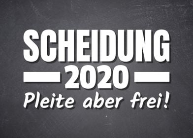 Scheidung 2020 Pleite Frei