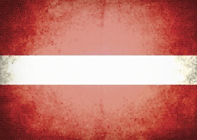 Latvia vintage flag