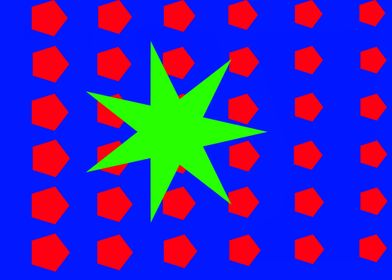 Green Star on Polygons