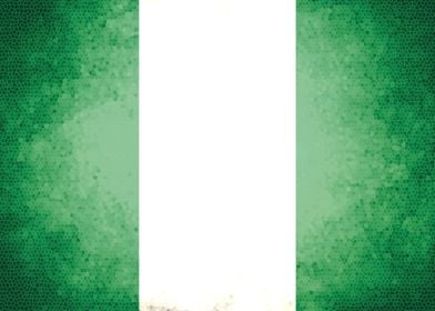 Nigeria vintage flag