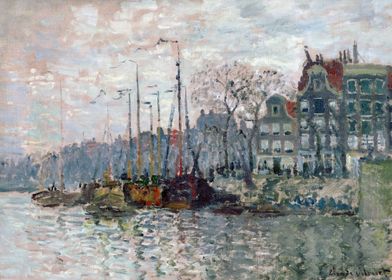 Monet View of Amsterdam