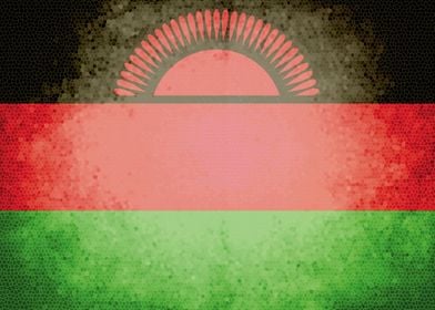 Malawi vintage flag