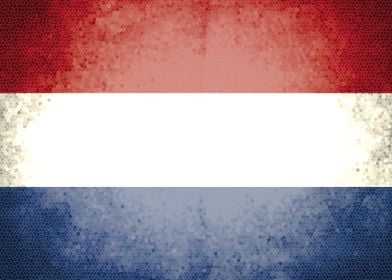 Netherlands vintage flag