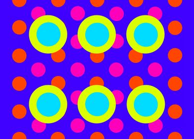 Six Circles on Dots