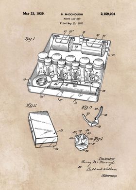 patent McDonough First Aid