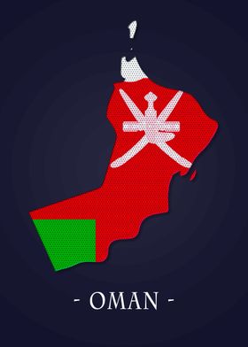 Map County Oman