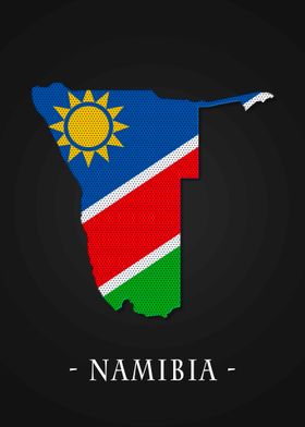 Map County Namibia