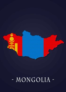 Map County Mongolia