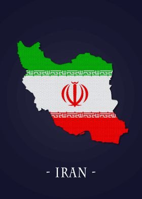 Map Countries Iran