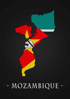 Map County Mozambique