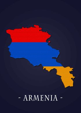 Map Asians Armenia