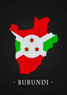 Map County Burundi