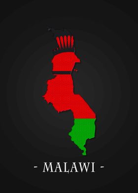 Map County Malawi