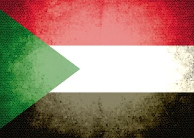 Sudan vintage flag