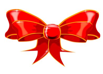 Isolated Red Ribbon