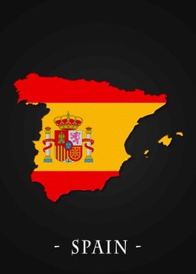 Map Country Spain