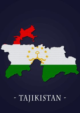 Map County Tajikistan