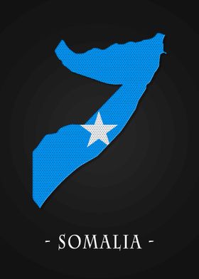 Map County Somalia