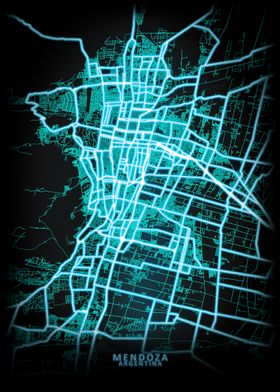 Mendoza Argentina City Map