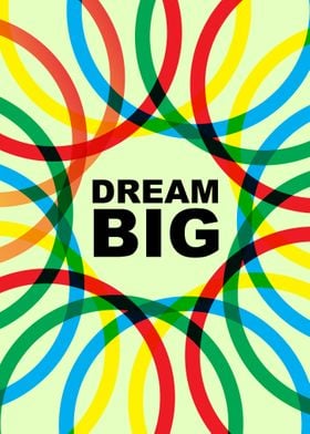 Dream big wall art