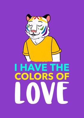 I have the colors of love