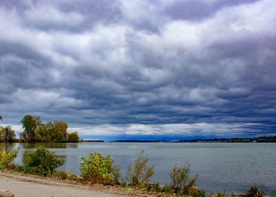 Moody Sky Presque Isle Bay