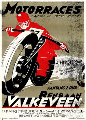 Motorraces 6 Juni 1938 Valkeveen