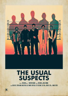 THE USUAL SUSPECTS Poster By Most Popular Cult Posters Displate