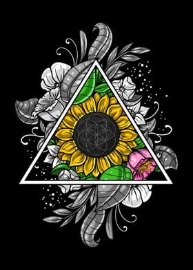 Flower Of Life Sunflowers