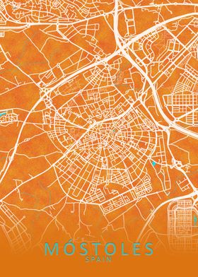 Mostoles Spain City Map