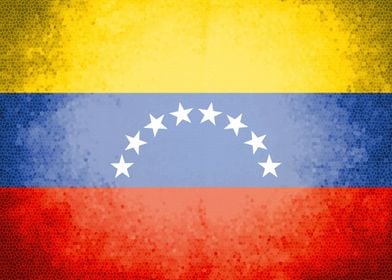 Venezuela vintage flag