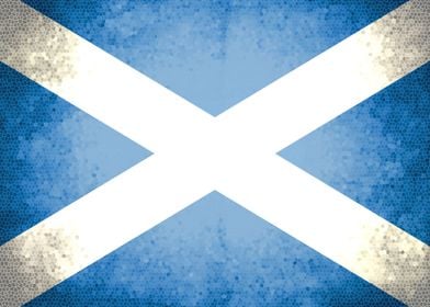 Scotland vintage flag