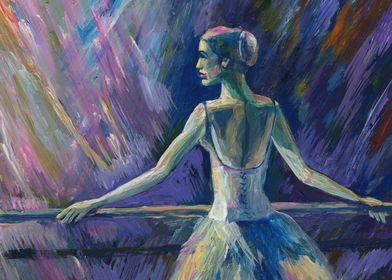 Ballerina Painting Acrylic