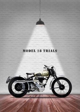 Model 18 Trials Motorcycle