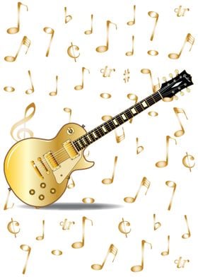 Gold Guitar