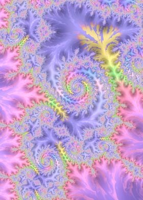 Colorful Pastel Fractal