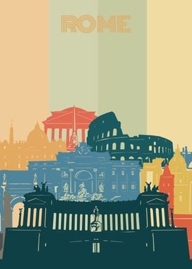 rome city retro